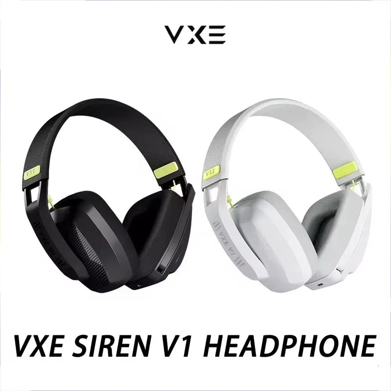 Dual Mode Wireless Gaming Headphone, Vgn Vxe, Sirene V1, Bluetooth, Bateria de longa duração, Personalizar, Redução de Ruído, PC Gamer