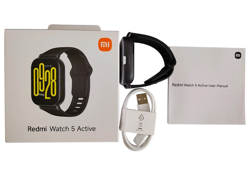 Versão global Xiaomi Redmi Watch 5 Active 2 '' Display de até 18 dias de vida útil da bateria mais de 140 modos de treino Bluetooth chamando 5ATM